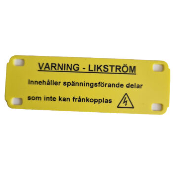 Varning - Likström