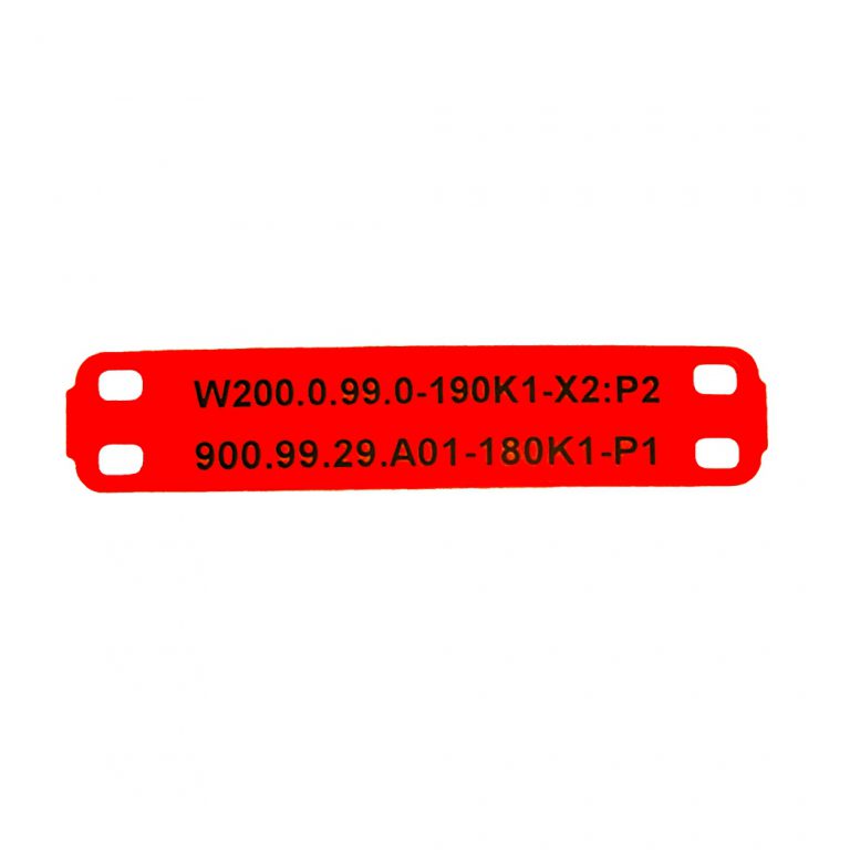 Cablelabel PUR 75x15 RD Färg: Röd-0