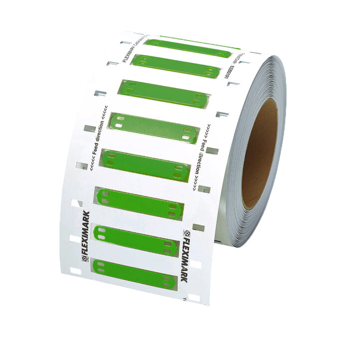 Cablelabel PUR 75x15 GN Färg: Grön