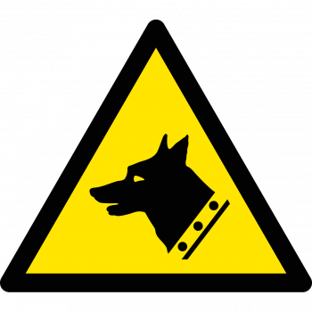 Varning för hunden