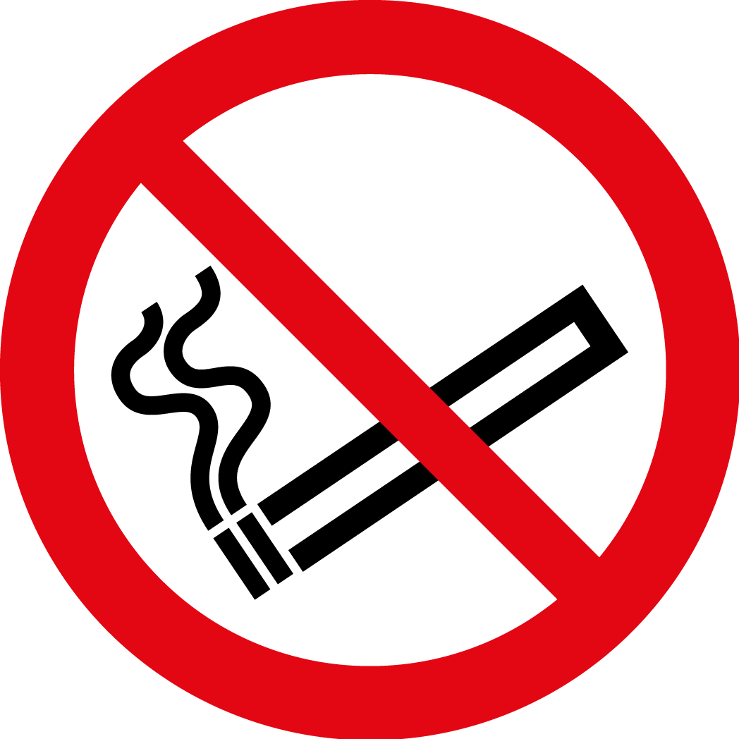 ISO7010 P002 ADH 25mm Rökning förbjuden-0